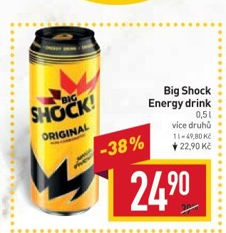 Energetický nápoj Big Shock