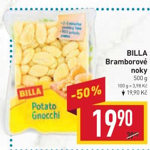 Noky bramborové Billa