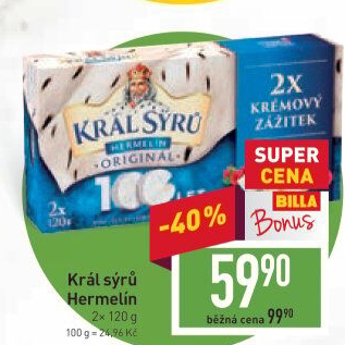 Sýr Hermelín Král sýrů
