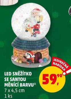 LED sněžítko