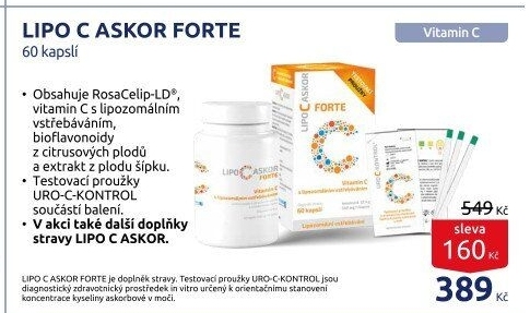 Doplněk stravy Lipo-C Forte Askor