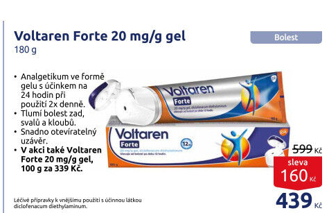 Gel proti bolesti Voltaren Forte