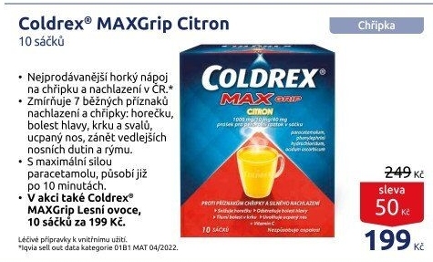 Horký nápoj MaxGrip Coldrex