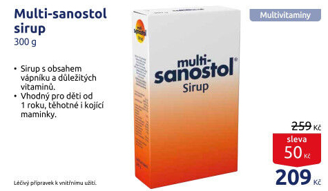 Sirup vitamínový Multi-Sanostol