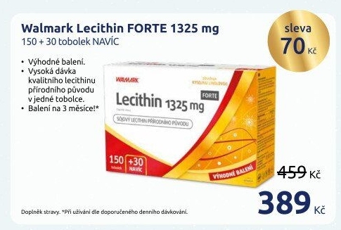 Doplněk stravy Lecithin Forte Walmark