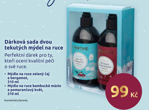 Tekuté mýdlo Me Time - dárkové balení