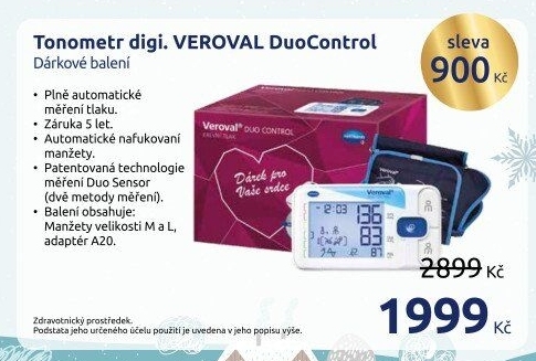 Tlakoměr Duo Control Veroval