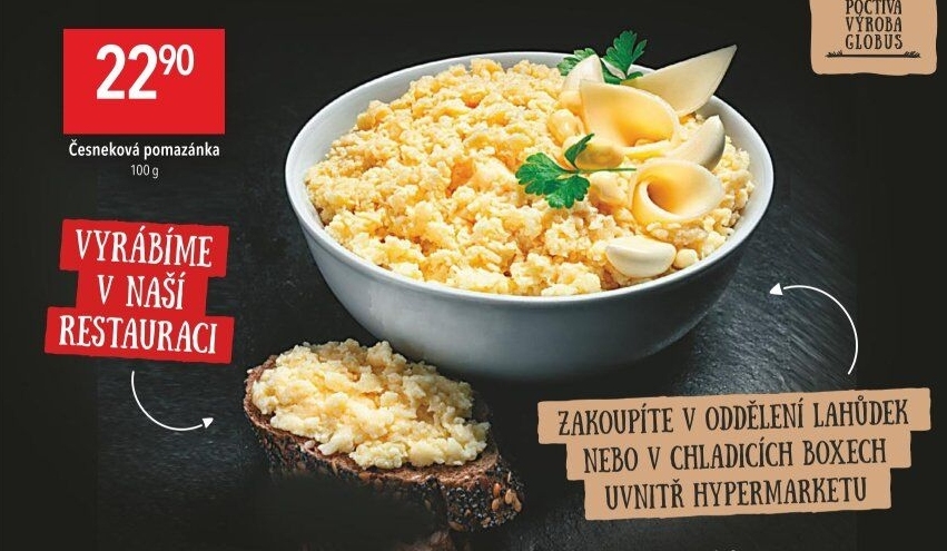 Česneková pomazánka Globus