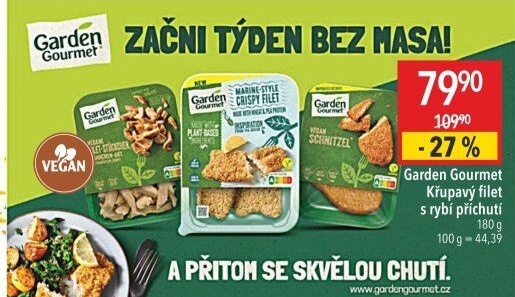 Filet s rybí příchutí Garden Gourmet