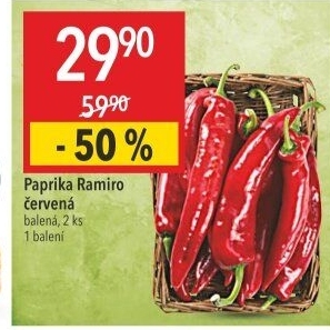 Paprika červená Ramiro
