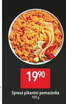 Pikantní sýrová pomazánka Globus