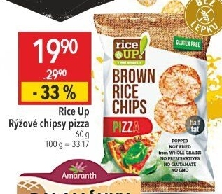Rýžové chipsy Rice Up