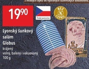Salám lyonský šunkový Globus