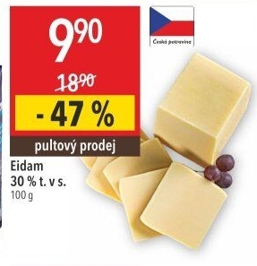 Sýr Eidam 30%