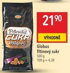 Třtinový cukr Globus