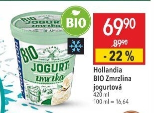 Zmrzlina v kelímku bio Zmrzka Hollandia