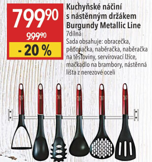 Kuchyňské náčiní Burgundy Metallic Line Berlinger Haus