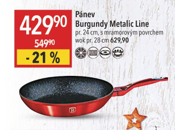 Pánev Burgundy Metallic Line Berlinger Haus