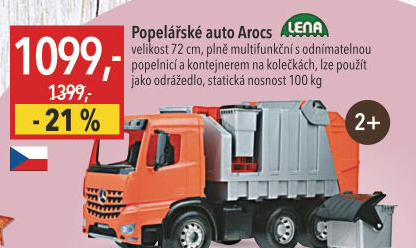 Popelářské auto Lena