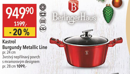 Rendlík Burgundy Metallic Line Berlinger Haus