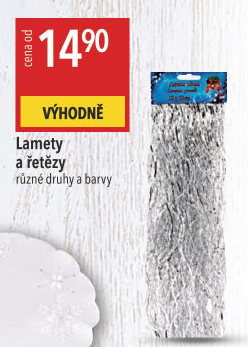 Vánoční lamety - třásně