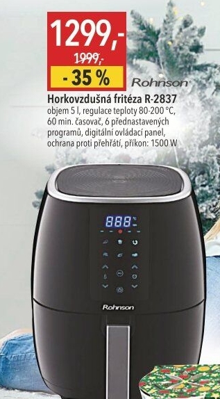Horkovzdušná fritéza Rohnson R-2837