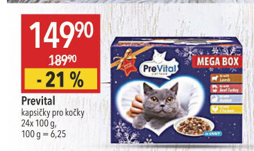 Kapsičky pro kočky PreVital