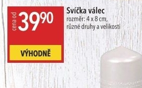Svíčky válcové