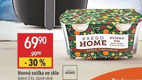 Svíčky ve skle Prego Home