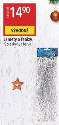 Vánoční lamety - třásně
