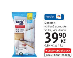 Vlhčené čisticí ubrousky Denkmit