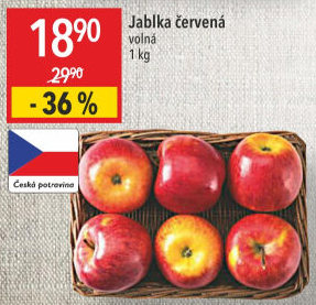 Jablka červená