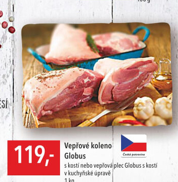 Koleno vepřové s kostí Globus