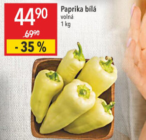 Paprika bílá