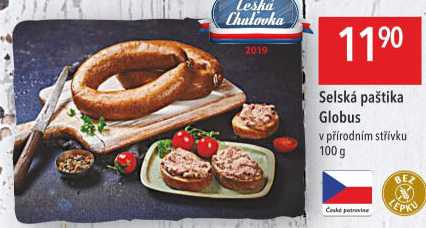 Paštika selská Globus