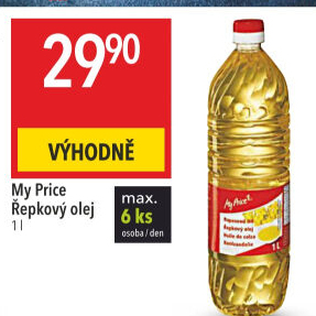 Řepkový olej My Price