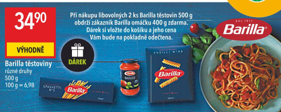 Těstoviny Barilla