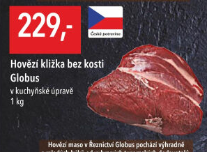 Hovězí kližka bez kosti Globus