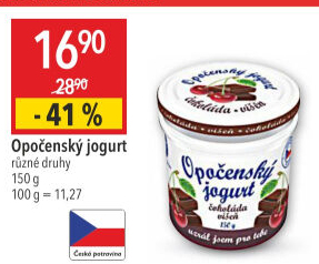 Jogurt ochucený Opočenský Bohemilk