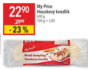 Knedlík houskový My Price