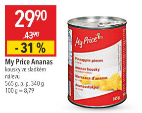 Kompot ananas My Price