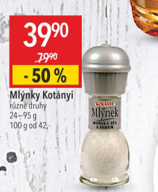 Mlýnek s kořením Kotányi