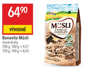 Müsli zapékané Bonavita