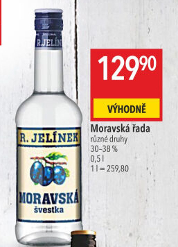 Pálenka Švestka Moravská Rudolf Jelínek