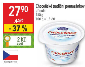 Tradiční pomazánkové Choceňské