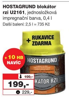 Blokátor rzi U2161 Hostagrund