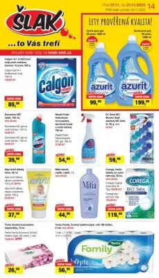 akční leták Šlak drogerie 7.11.2023-21.11.2023