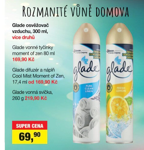 Osvěžovač vzduchu ve spreji Glade by Brise