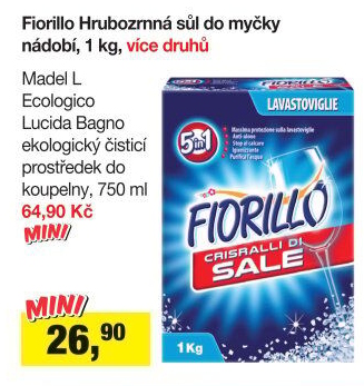 Sůl do myčky Fiorillo Madel