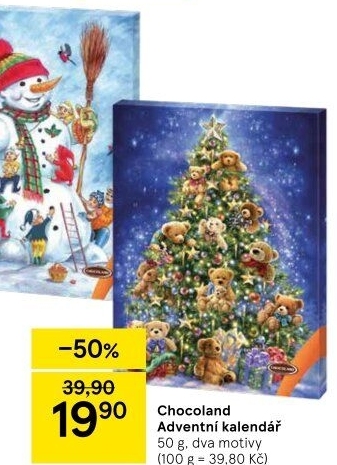 Adventní kalendář Chocoland